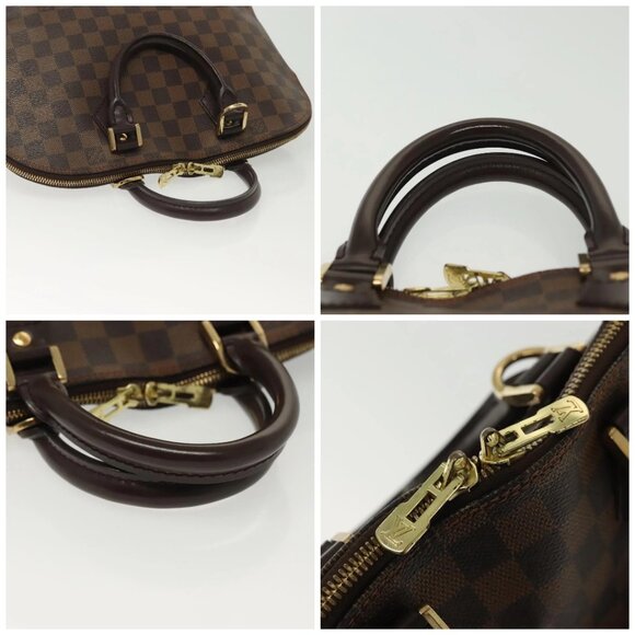 LOUIS VUITTON Damier Ebene Alma Hand Bag N51131 LV Auth 140459 - Picture 16 of 16